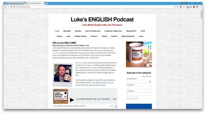 Saated õppida inglise: Luke inglise Podcast