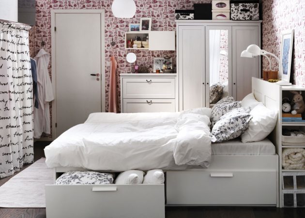 Väike magamistuba: valida õige voodi