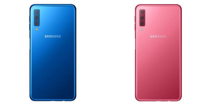 Samsung Galaxy A7: Värvid