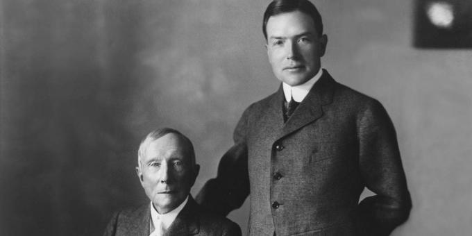 John D. Rockefeller ja tema poeg John