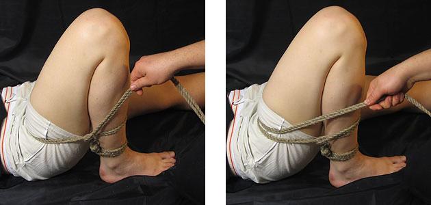 Elements Shibari: seotud jalad