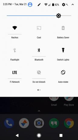 Android O: tume teema