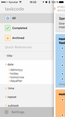Taskcode iOS - ülesanne manager ebatavaline ja väga kiire kasutuselevõtu