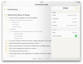 Outlinely - võimas vahend keeruliste tekstide iPhone ja iPad