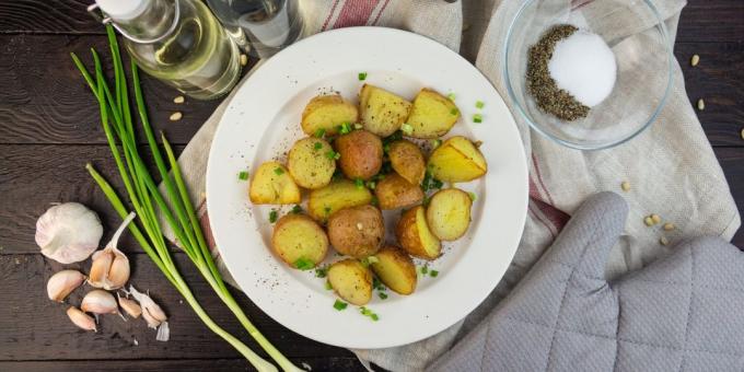 kartulid ahjus küpsetatud