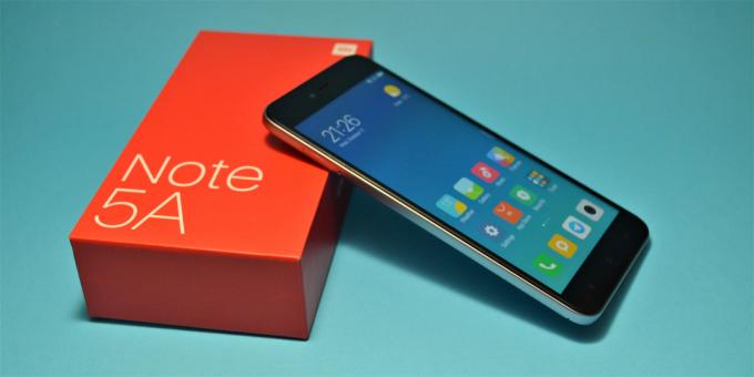 Ülevaade Xiaomi redmi Märkus 5a - eelarve nutitelefoni, mis võib tulistada
