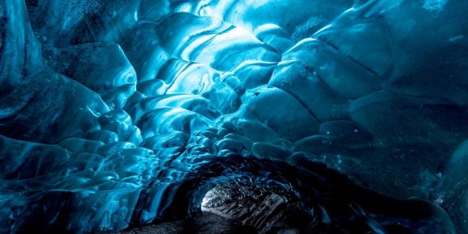 Imeilus koht: jää koobas Mendenhalli, Alaska