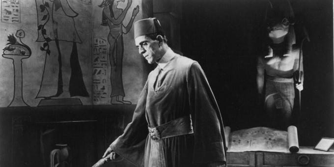 Kaader Egiptust käsitlevast filmist "Muumia"