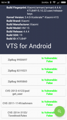 VTS Android testib oma vidin turvaaukude