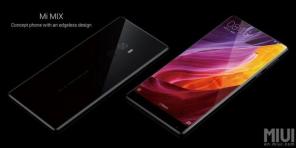 Xiaomi avalikustas Mi Mix - nutitelefoni koos keraamilise keha ja raamita ekraan