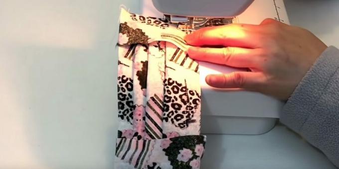 Kuidas õmmelda meditsiinilist maski oma kätega: õmble triibud külgedele