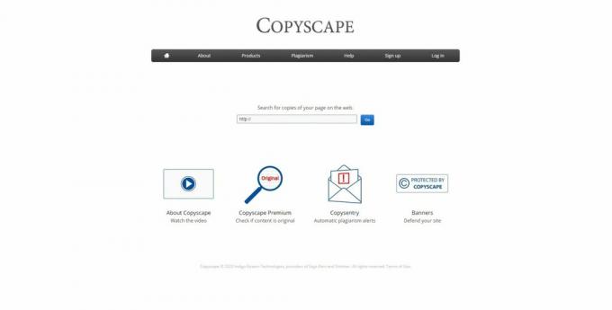 Veebis teksti unikaalsuse kontrollimine: Copyscape