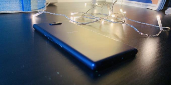 Sony Xperia 10 Plus: tagapaneelil
