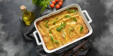 Cannelloni kanahakklihaga bešamellikastmega