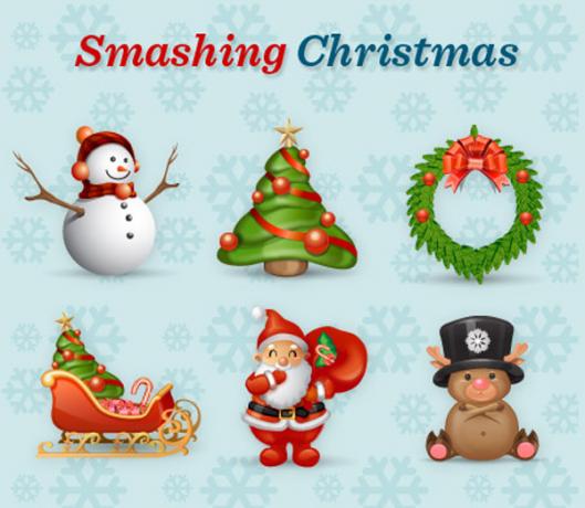 Tasuta Smashing Christmas Icon Set The Smashing Juhtkiri