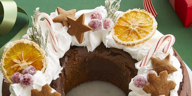 Jõulud nõusid: Cupcake "lumine pärg"