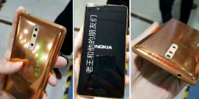 Võrk on fotod kuldne-vask Nokia 8