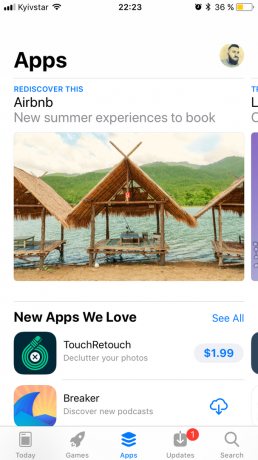 iOS 11: Ajakohastatud App Store