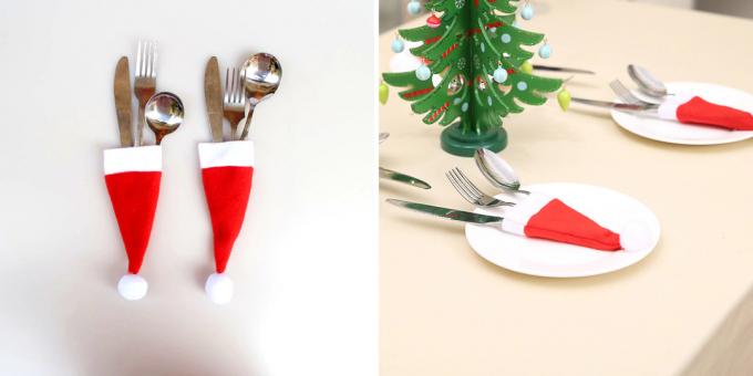Jõulukinke koos AliExpress odavam kui $ 100: kaunistus söögiriistad