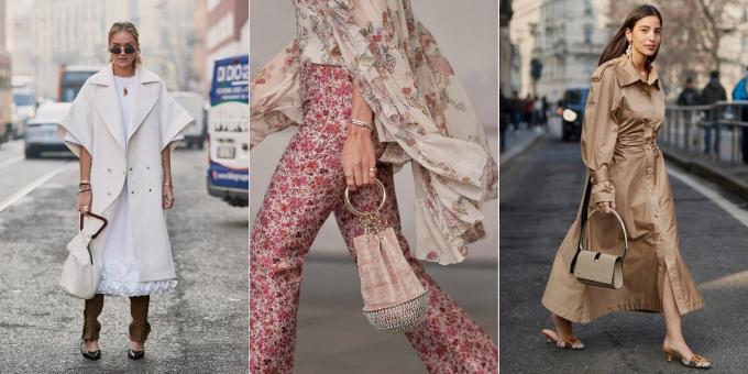 Fashion käekotid 2019: Kotid ebatavaline käepide