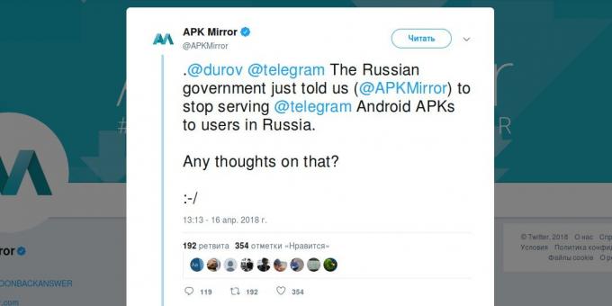 Kuidas paigaldada telegramm Android: APKMirror