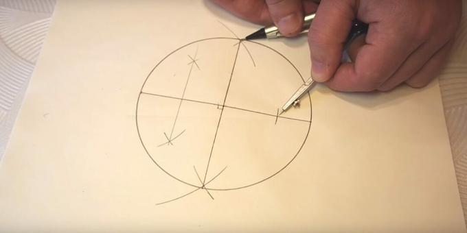 Kuidas joonistada viietäheline täht: mõõta kaugust