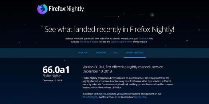 Firefoxi: Firefox Ööbimise