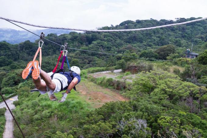 Kuhu minna puhkust: ziplayn üle džungel Costa Rica