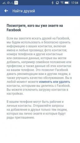 Süsteemi sõpradelt soovitusi: Facebook Hoiatus