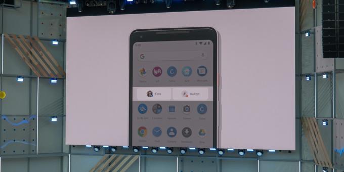 Android P. Meetmed rakenduse otseteed