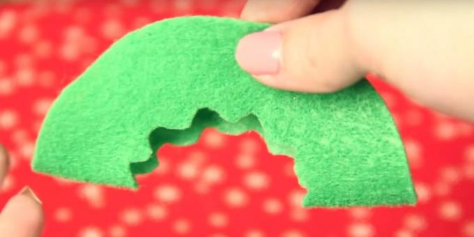 Christmas mänguasjad oma kätega: teha muster ühes tükis