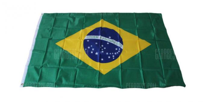 Sport atribuudid: Brasiilia lipp
