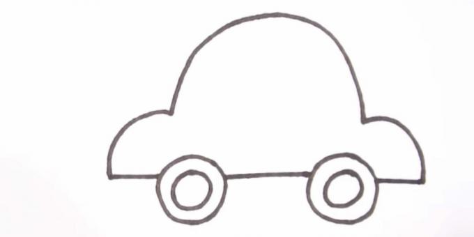 Kuidas autot joonistada: viimistlege kere