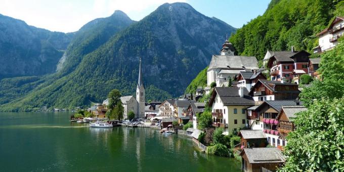 Kui minna Euroopas: küla Hallstatt, Austria