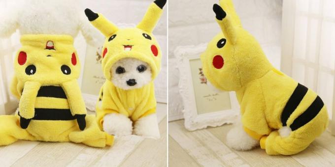 Christmas kostüümid koertele ja kassidele: Pikachu