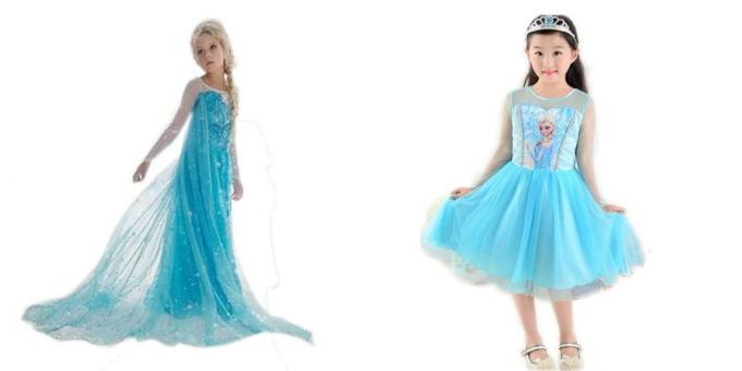 New Year kostüümid lastele: Princess Elsa