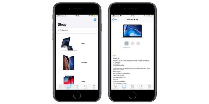 Lubatud rakenduste kiire Siri käsud iOS 12: Apple Store
