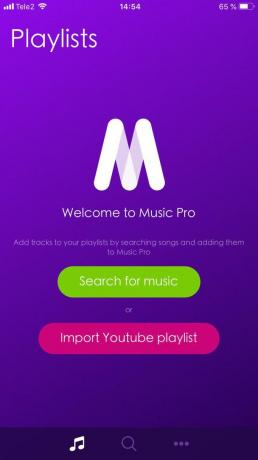 Kuulata muusikat YouTube Music Pro ei pea sisestama oma kasutajanime ja parooli