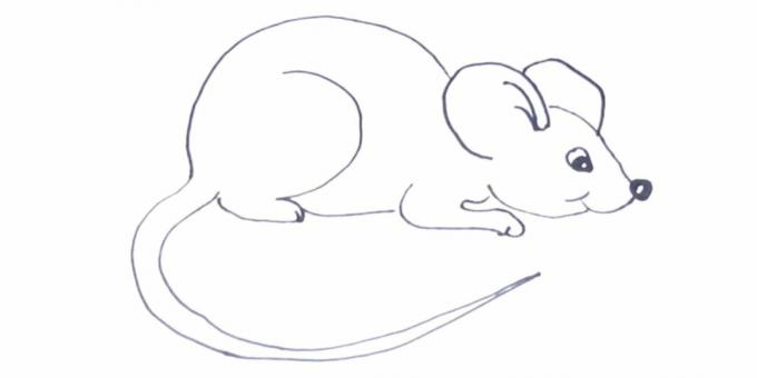 Kuidas hiirt või rotti raskemaks joonistada