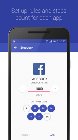 StepLock: norm samme, et avada Facebook