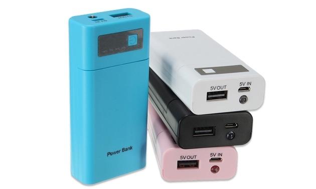 Fashion-Universal-Multicolor-Portable-5V-1A-USB-DIY-Power-Bank-2X-18650-Patarei-Charger-Case-Kit