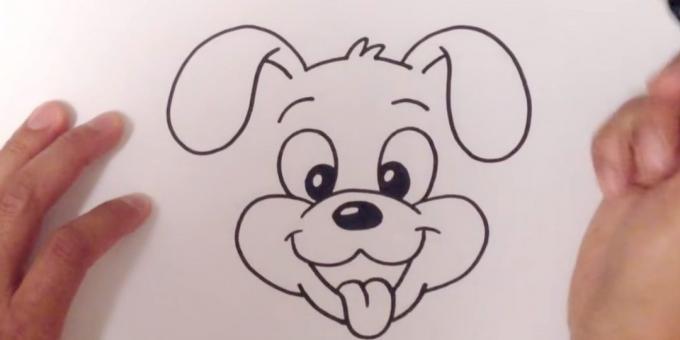 Joonista koera kõrvad