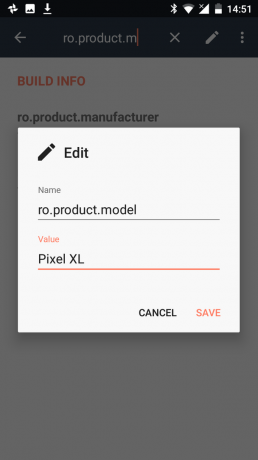 Pixel XL BuildProp Editor Pixel