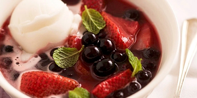 Retseptid maasikad: Berry supp