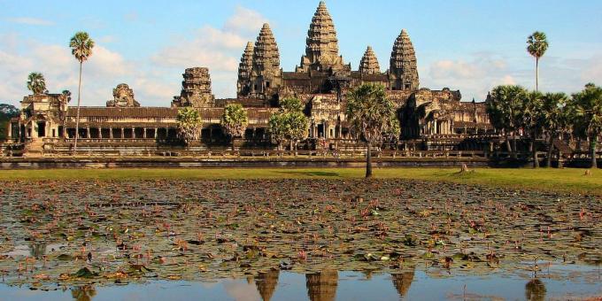 Aasia territooriumil ei ole asjata meelitada turiste: arheoloogilised park Angkor, Kambodža