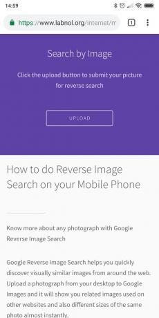 Kuidas leida sarnane pilt nutitelefoni Android või iOS: Otsi kaudu teenust Otsing pildi