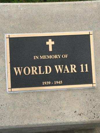 II maailmasõja mälestustahvel