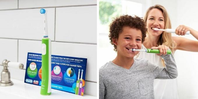 elektrilised hambaharjad: Braun Oral-B Junior