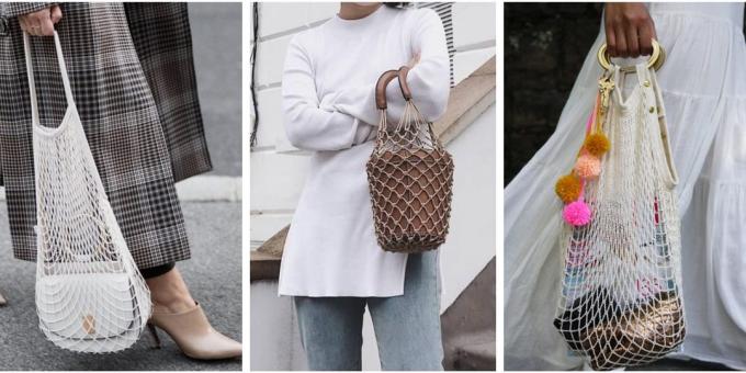 Fashion käekotid 2018: Wicker kott