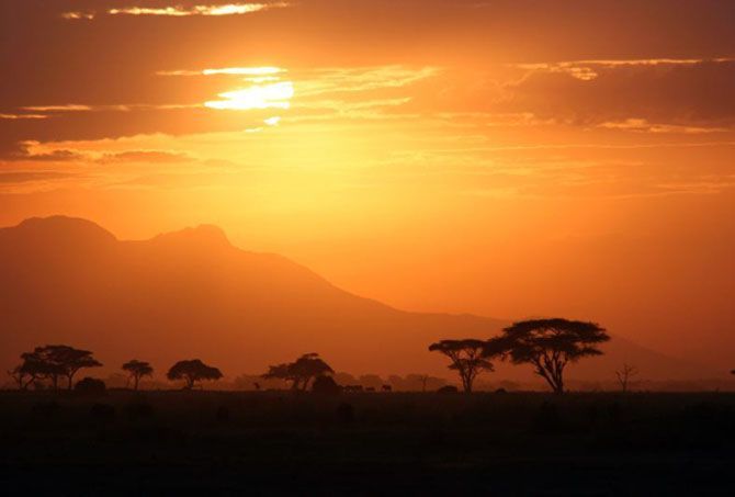 Sunset Tansaanias